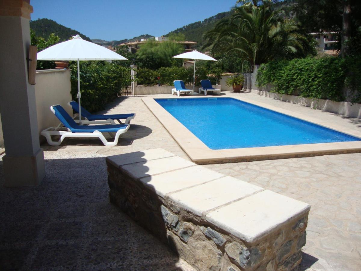 Villa Maria, Bonita Casa Con Jardin Y Piscina Privada En 安德拉特斯 外观 照片