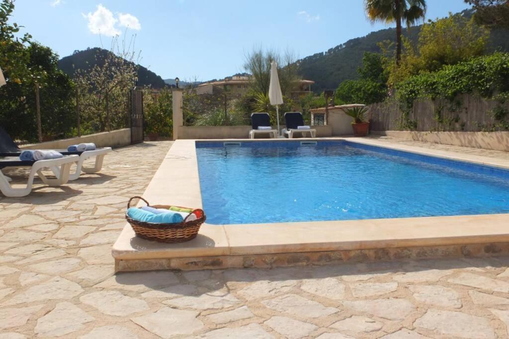 Villa Maria, Bonita Casa Con Jardin Y Piscina Privada En 安德拉特斯 外观 照片